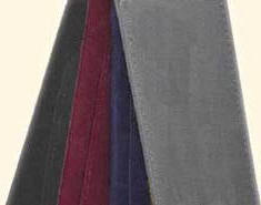 Colours : grey, blue, burgundy, black.