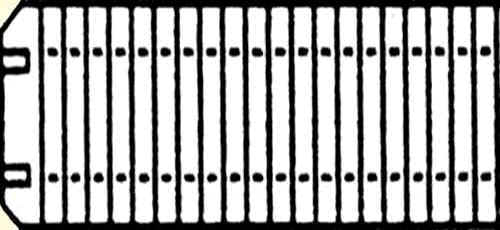 Marmotte (rouleaux) pour 20 colliers  longes 490 mm
