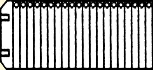 Marmotte (rouleaux) pour 20 colliers  longes 490 mm